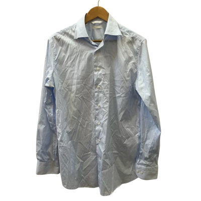 Suit Supply Mens Size 40 Blue Shirt
