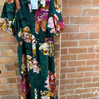 Susan Womens  Size 10 Maxi Dress Floral 