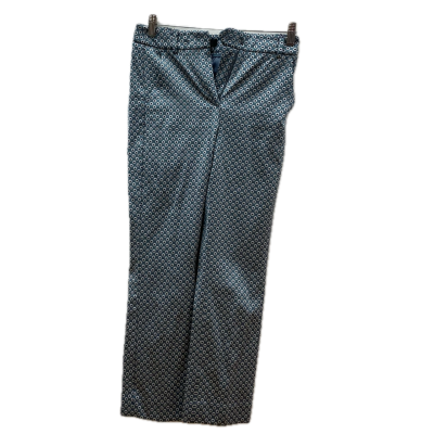 Weekend by Maxmara Womens Trousers Size 0 Blue / White 