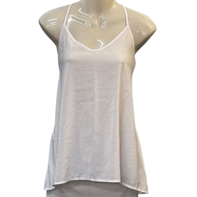 French Connection Womens Size S Cami/Shoestring Strap Top White