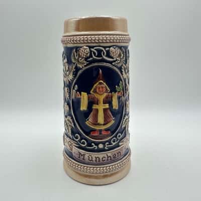 Gerz W Germany “Munchen” Ceramic Stien (no lid)
