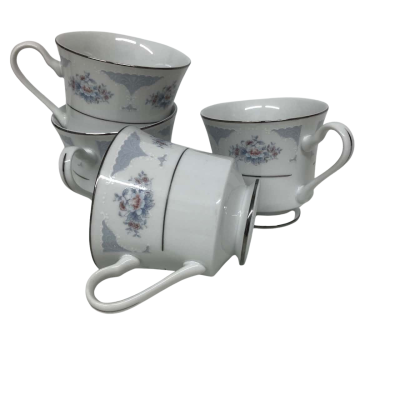 Fine China Cups x 4 - Made in China