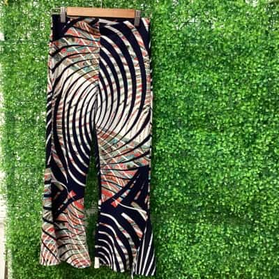 Motto Womens  Size 10 Flared Pants Multicoloured 