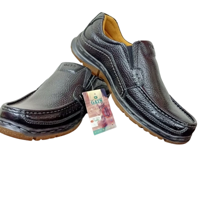  BNWT GATS Mens Size 38 Loafers Black  