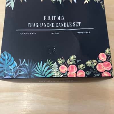 Fruit mix fragranced candle set
