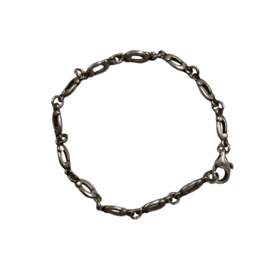 Mens 925 Open Link Bracelet 