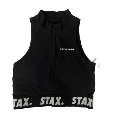 Stax Women’s Crop Active Top Size S Black | Brand New  
