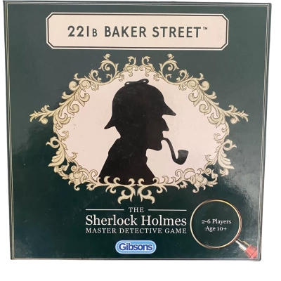 22B Baker Street Board Game Opened Inner Packets sealed