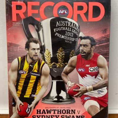AFL Grand Final Record 2012 Hawthorn vs Sydney Swans (sealed)