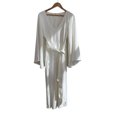 Tussah Womens  Size 10 Long Sleeve Dress / Maxi Dress White 