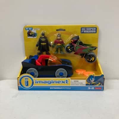 Imaginext Batmobile & Cycle NEW