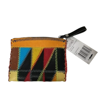 Kultura Womens Multicoloured Patchwork Pattern Coin Purse (new)
