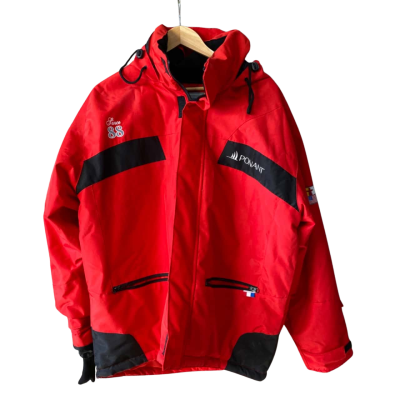 Ponant Mens  Size L Winter Expedition  Jacket Black  / Red 