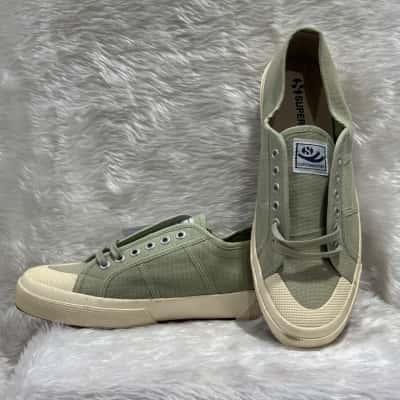 Superga Mens  Size 10.5 Sneakers Green/Khaki 