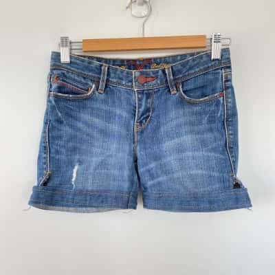 Levi Strauss & Co. Blue Denim Shorts Size 34 cm Waist 