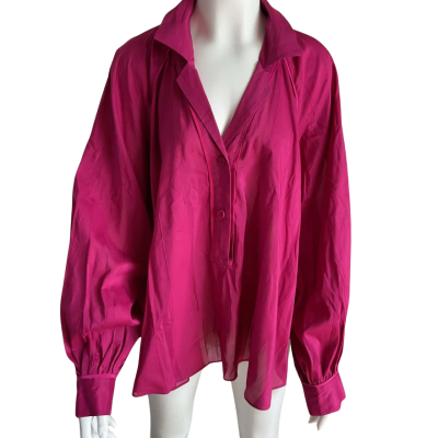 Country Road Womens  NEW -Size 14 Pink  long sleeve shirt