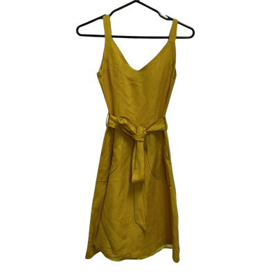 Dangerfield Womens  Size 6 Casual Dress Mustard 