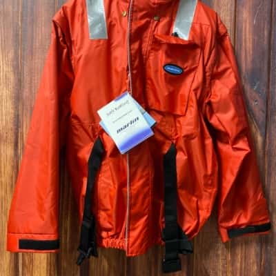 Marlin personal flotation fishing jacket   Size M Red.  New  