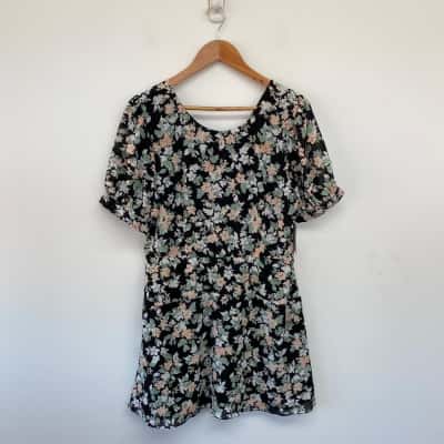 Savel Country Floral Court Mini Dress  Size 14 