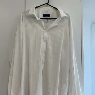 Botany 500 Mens  Size XXL Business Shirt Off White 