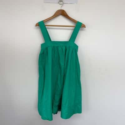 Shona Joy Jade Kohala Low Cross Back Mini Dress  Size 10 