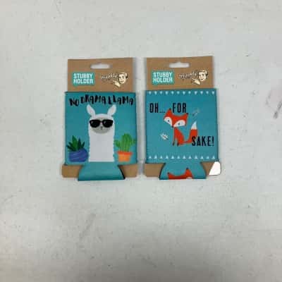 Frankly Funny Llama & Fox Stubby Holders