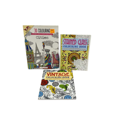 Set of 3  Colouring Books