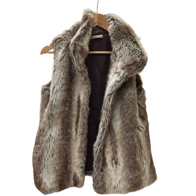 Faux Fur Vest size M/L