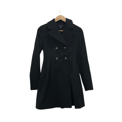 Forever New Womens  Size 6 Winter Coat Black  