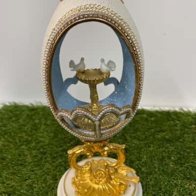 Faberge style diorama egg