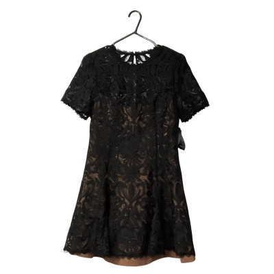 Forever New Size 12 ‘Cornelia’ Mini Dress Black  