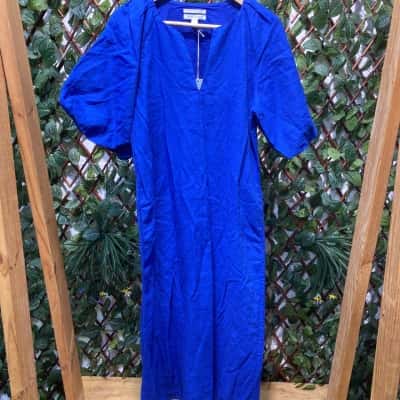 Trenery Womens  Size 8 Maxi Dress Blue 