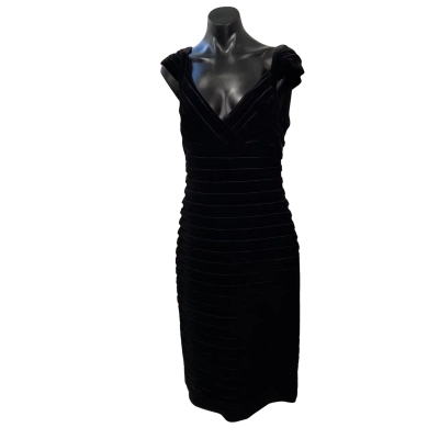 Liz Jordan Womens  Size 12 Cocktail Dress Black  