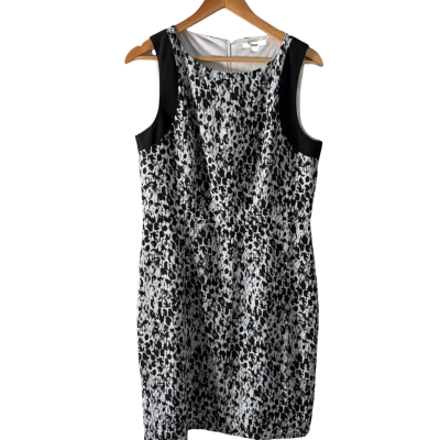 iNSPYR Womens  Size 12 Midi Dress Black  / Blue / White 