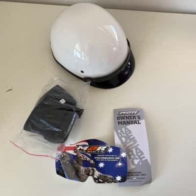 Polaris White M2R Helmet