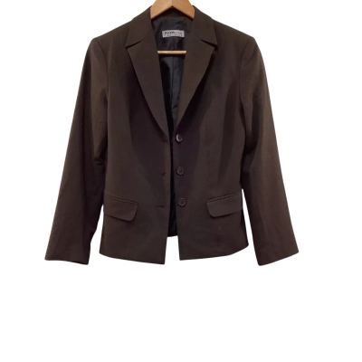 BNWT Dianne Clothing  Womens Size Blazer 9 Brown 