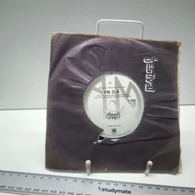 Styx Im O.K. 1978 A&M Records 7 Inch Vinyl Single Pieces of Eight
