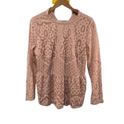 BNWT Suzanne Betro  Womens Top Size XL Pink  