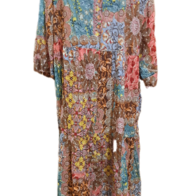 Orientique Womens  Size 20 Maxi Dress Multicoloured 