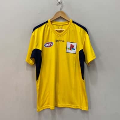 AFL PlayStation Mens  Size M Vintage Jersey Yellow 