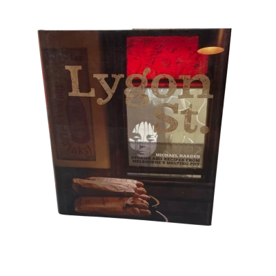 Lygon Street cookbook hardcover by Michael Harden