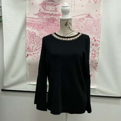 Forever New Womens  Size L Jumper Black  