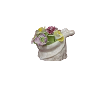 Royal Adderley Bone China Floral Ornament Tree Stump Posy Vase Made in England