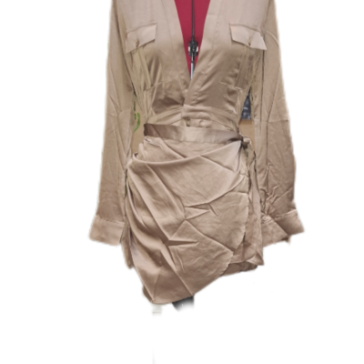 RUNAWAY Womens  Size M Playsuit Gold 