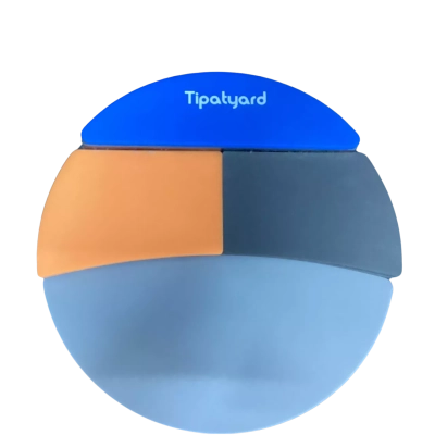Tipatyard 12inch multi-surface Drum Practice Pad 