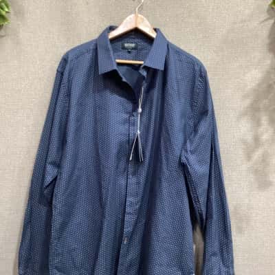 Oxford Mens Size XXL Long Sleeve Shirt 