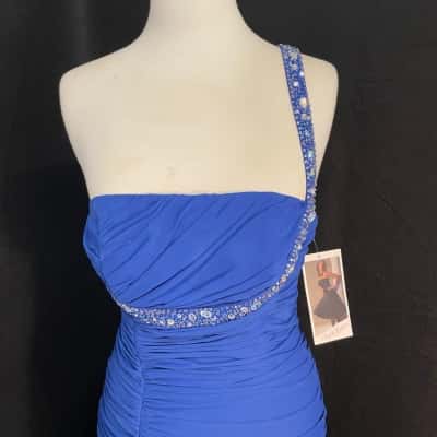 Barbara Calabro - blue Formal/Cocktail dress - (size10) - New with Tags
