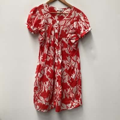 Kookai Womens  Size 2 Casual Dress Red / White 