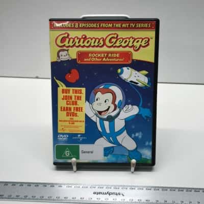 Curious George Rocket Ride And Other Adventures DVD 8 Episodes Universal