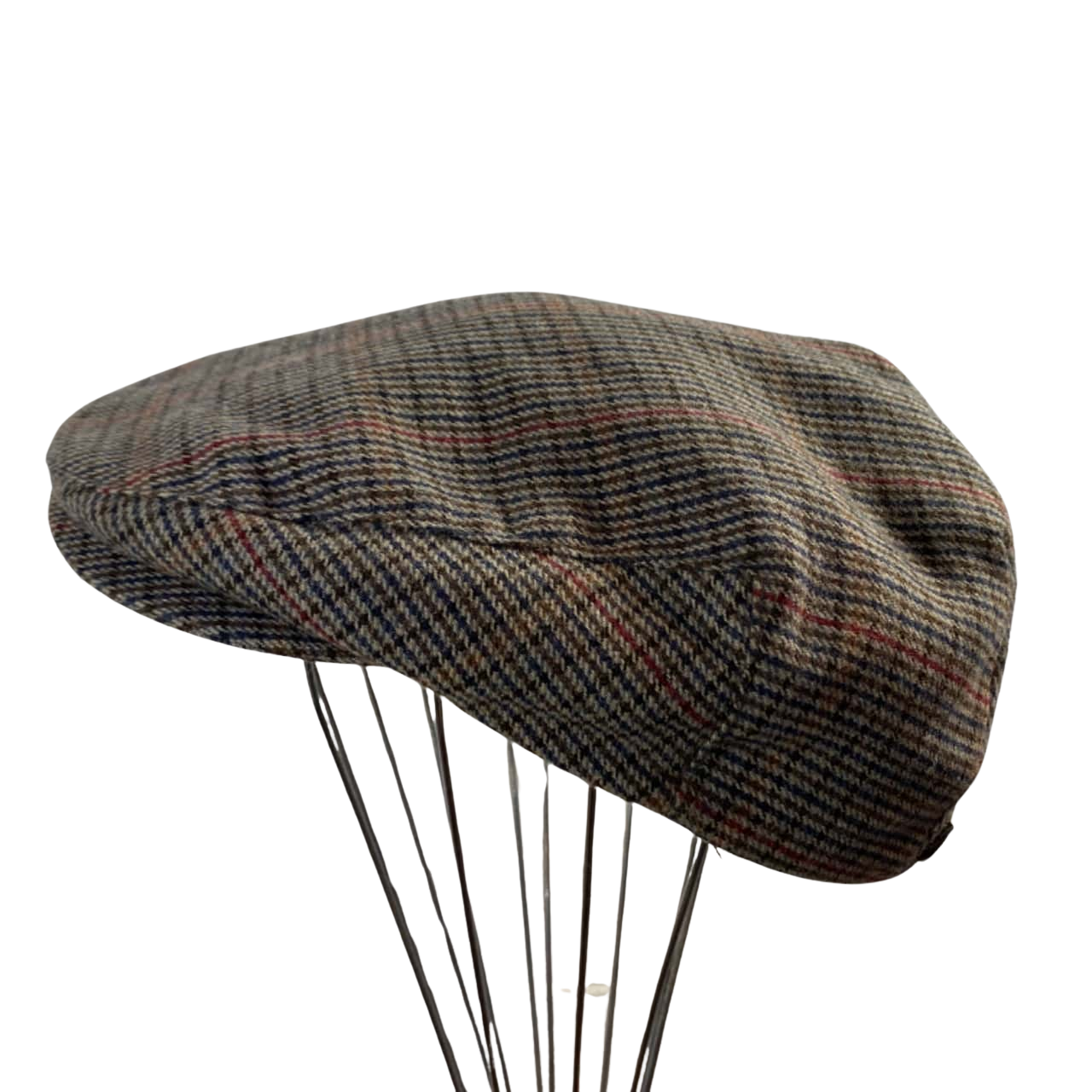 Brixton Mens Flat Cap Size XL Checked / Grey